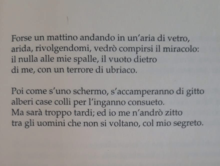 Perché leggere Eugenio Montale nel disordine del nostro tempo?&nbsp;￼